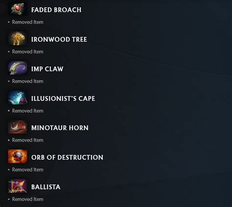 dota 2 removed items.